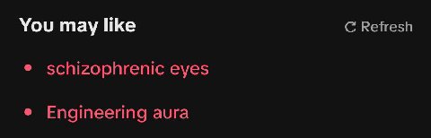 You may like С Refresh schizophrenic eyes Engineering aura