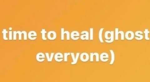 time to heal (ghost everyone)