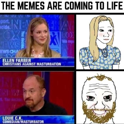 THE MEMES АВЕ COMING ТО LIFE CHRISTIANS AGAINST MASTURBATION 4 COMEDIAN/MASTURBATOR