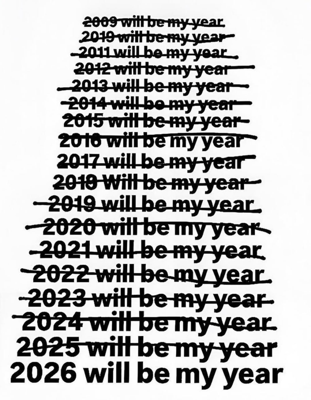 wiltbe my 2026 will be my year