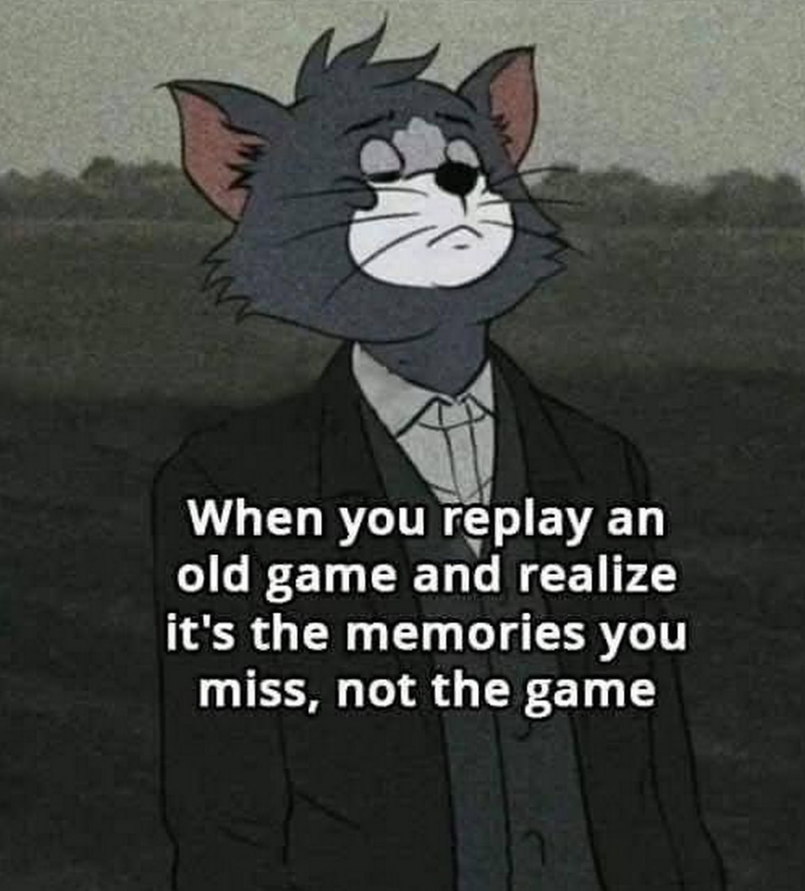 When you replay an old game and realize it's the memories you miss, not the game