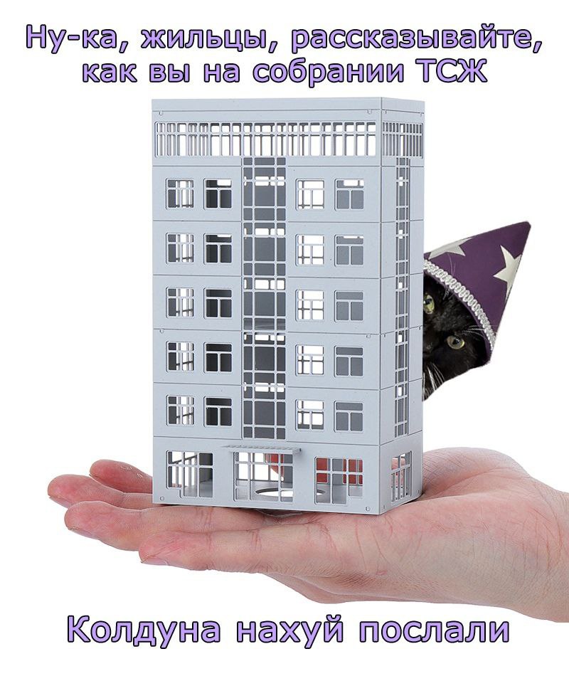 жильцы, рассказывайте, как вы на собрании ТСЖ Колдуна нахуй послали