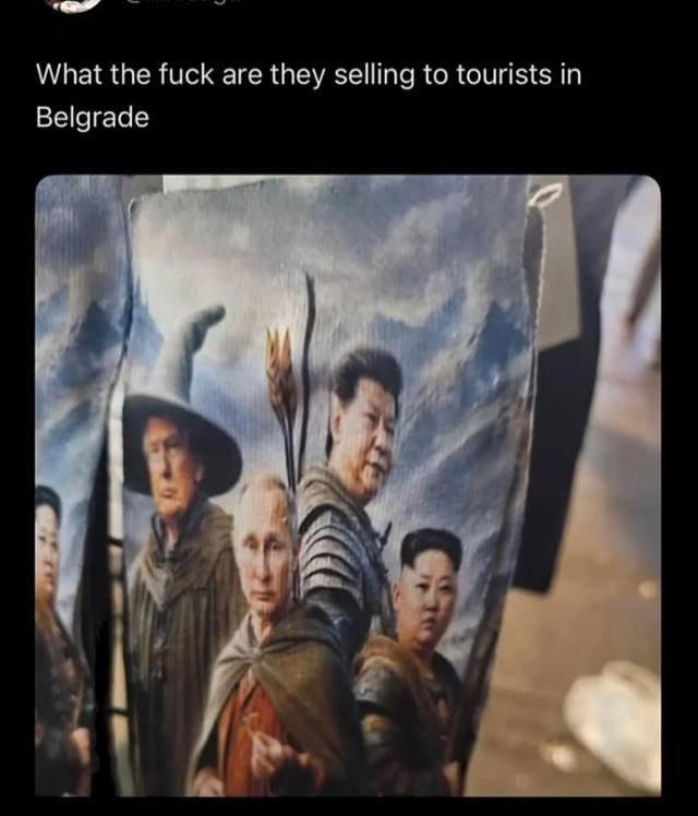 What the fuck are they selling to tourists in Belgrade 2