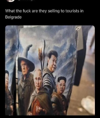 What the fuck are they selling to tourists in Belgrade 2