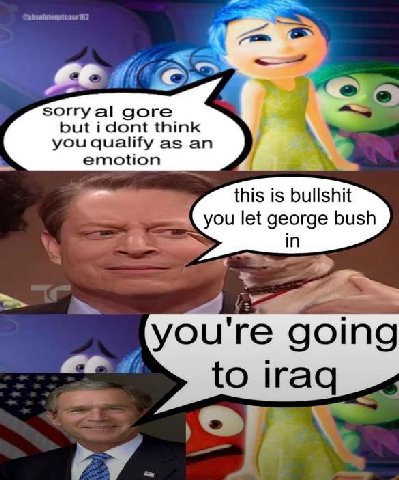 62 зоггу а! gore but think you qualify as emotion this is bullshit you let george bush in [уоч'ге going if to Iraq