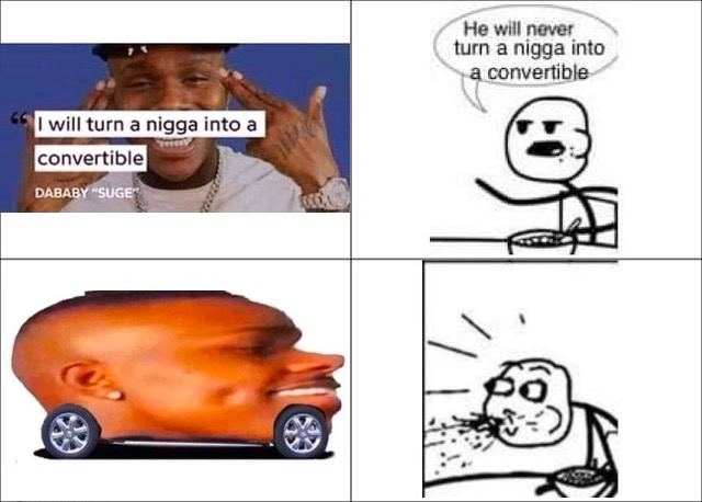 Не will never turn a nigga into ‚а convertible nigga intoa