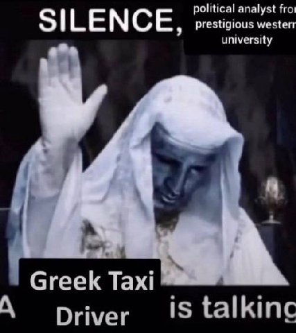 political analyst prestigious westerr university Greek Taxi А Driver is