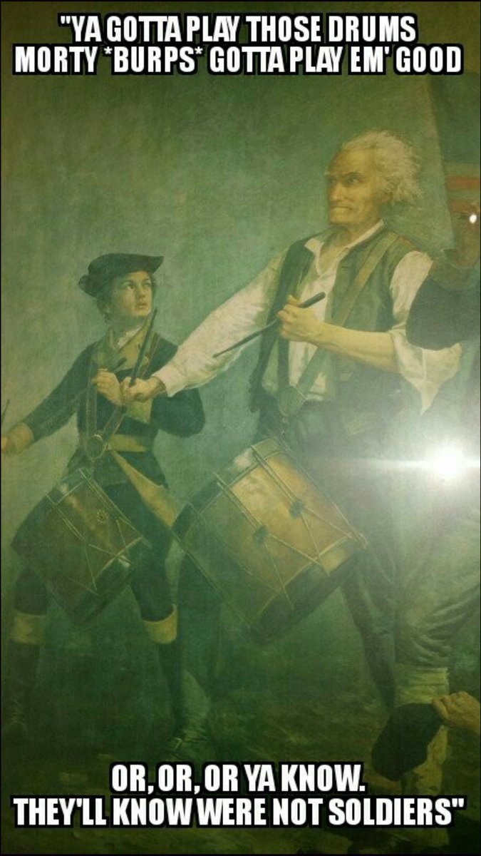 GOTTA PLAY THOSE DRUMS MORTY GOTTA PLAY 6000 OR, OR, OR KNOW. THEY'LL KNOW WERE NOT