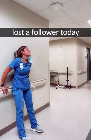 lost a follower today