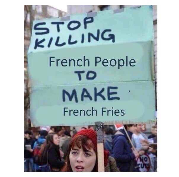 French People то MAKE French Fries