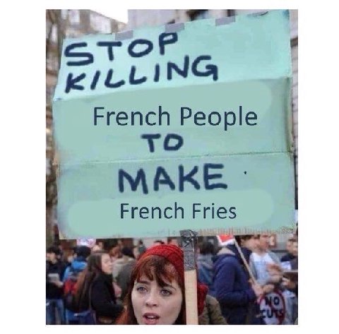 French People то MAKE French Fries