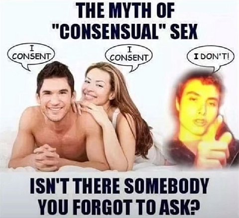 THE MYTH OF “CONSENSUAL" SEX 4 ISN'T THERE SOMEBODY YOU FORGOT ТО ASK?