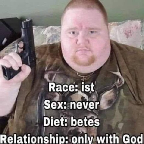 Васе: ist Sex: never’ Diet: betes Relationship: only with God