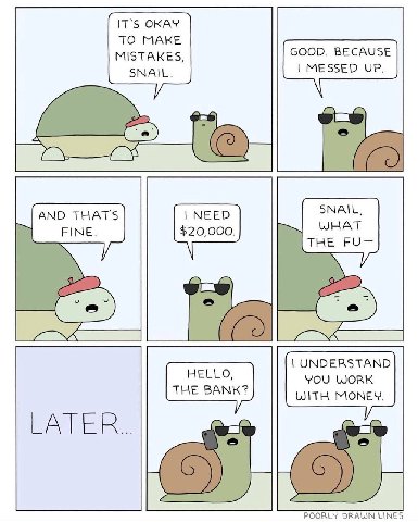 IT'S OKAY TO MAKE MISTAKES GOOD. BECAUSE SNAIL. MESSED UP. 5 AND THAT'S NEED FINE. $20,000. UNDERSTAND HELLO, YOU WORK THE WITH MONEY.