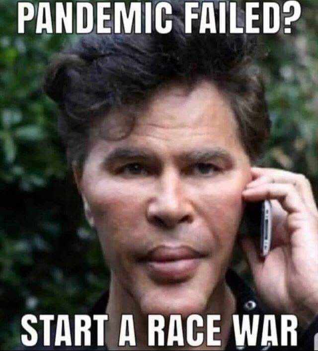 PANDEMIC FAILED? START A RACE WAR