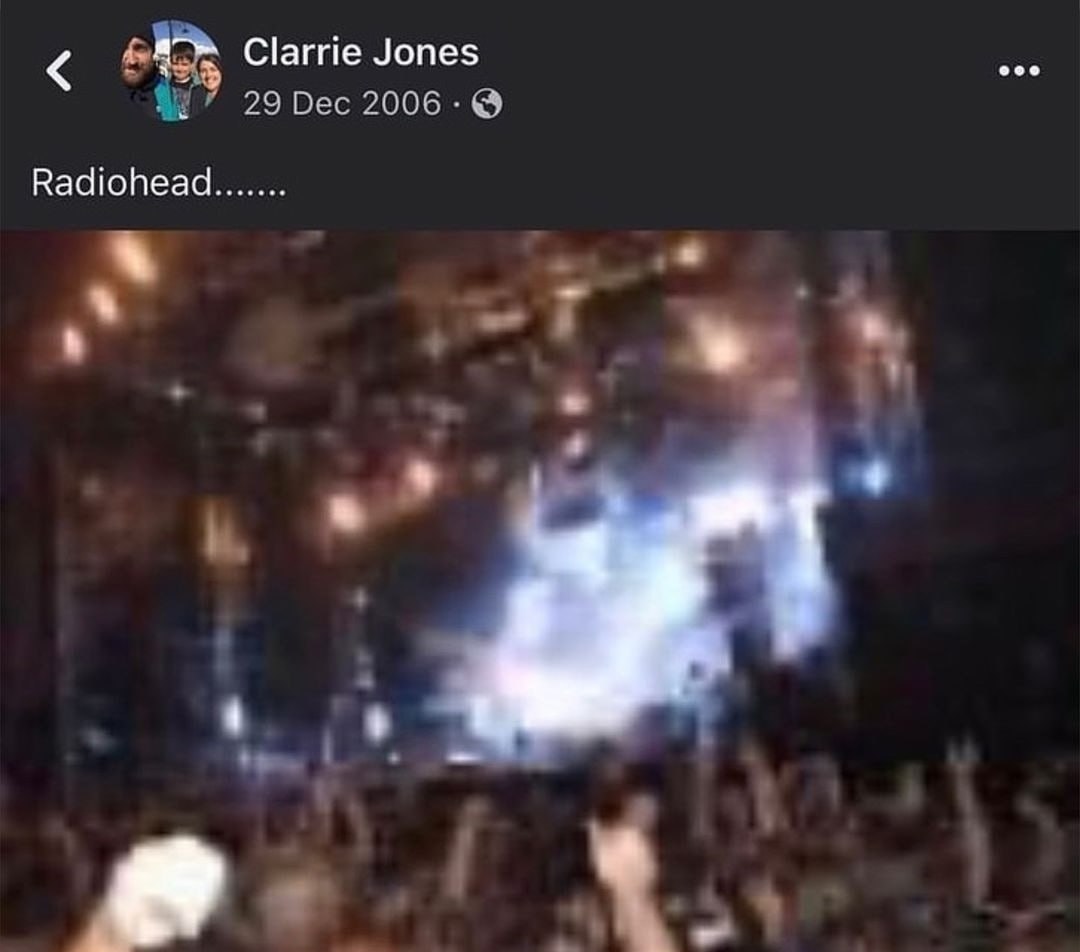 Clarrie Jones 29 Dec 2006 Radiohead