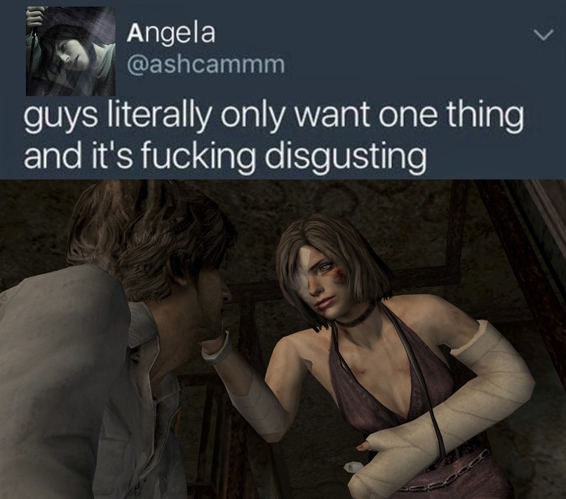 Angela @ashcammm guys literally only want one thing and it's fucking disgusting