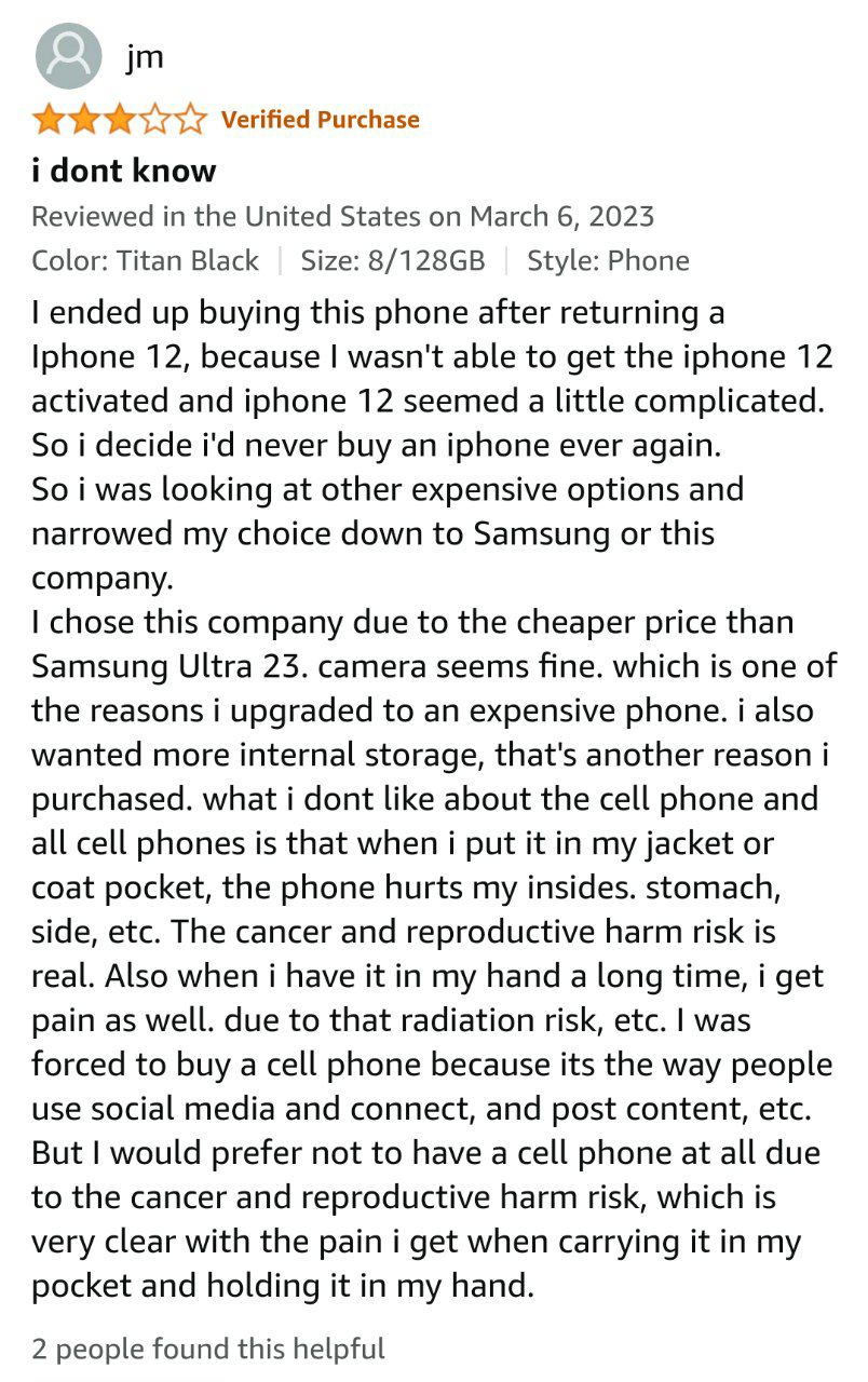 Verified Purchase i dont know Reviewed in the United States on March 6, 2023 Color: Titan Black Size: Style: Phone ended up buying this phone after returning a Iphone 12, because wasn't able to get th
