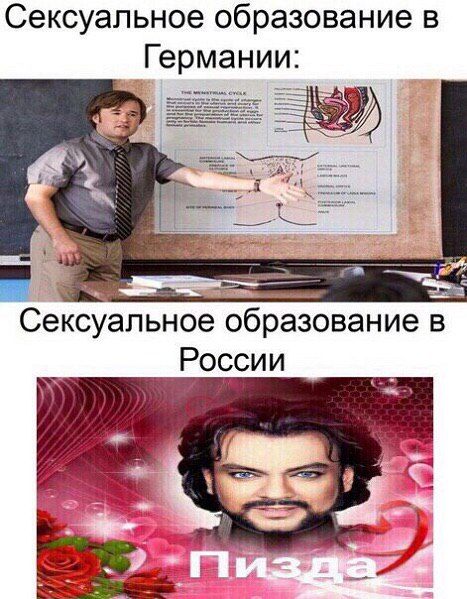 Сексуальное образование в Германии: i Сексуальное образование в России в 52 а