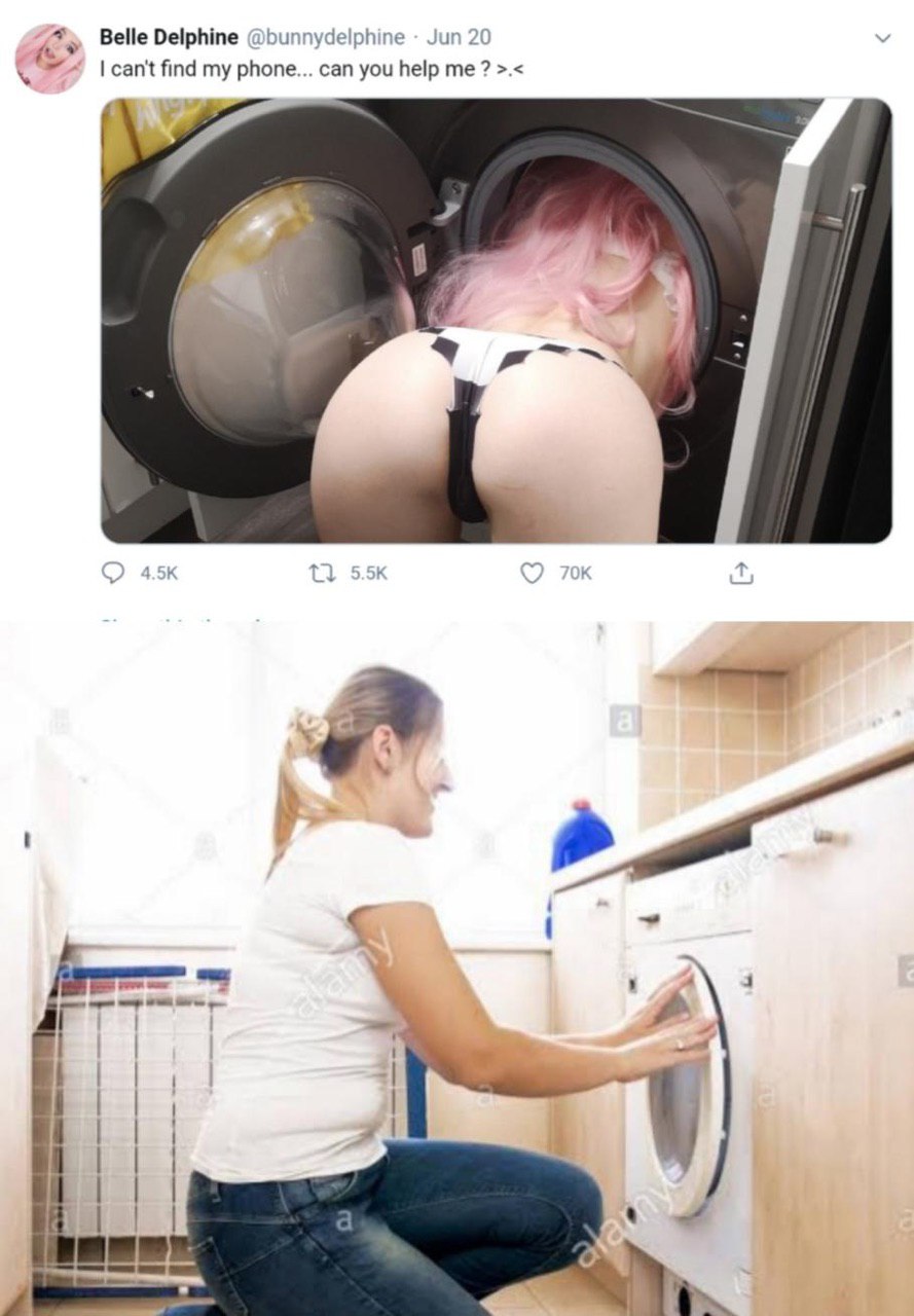 Belle Delphine bunnydelphine can't find my phone... can you help wre
