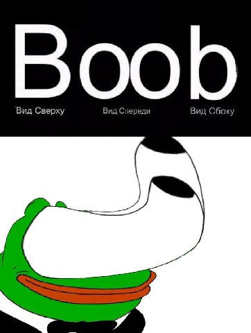 Boob Вид Сверху Вид Спереди Вид Сбоку