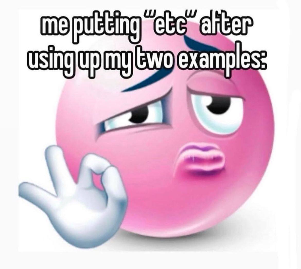 my examples: