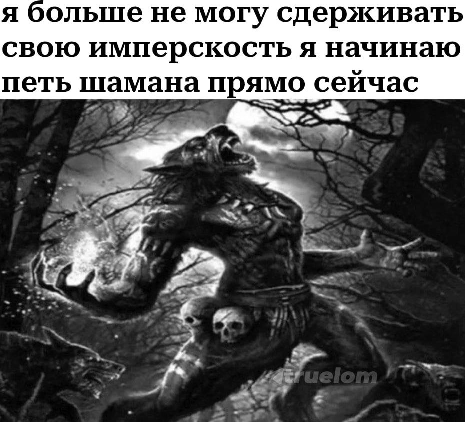 я больше не могу сдерживать свою имперскость я начинаю петь шамана прямо сейчас
