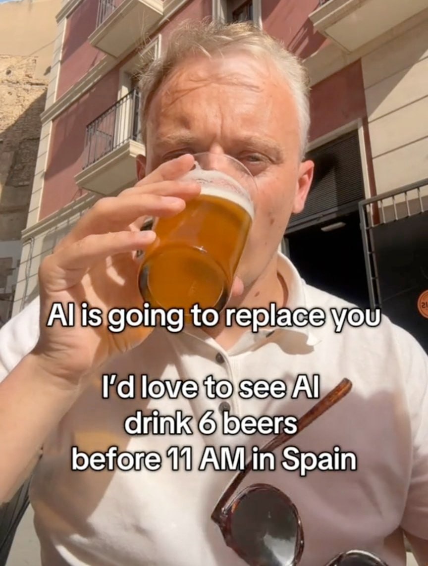 Alis going to replace VOU lov drin beers before in Spain