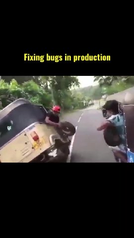 Fixing bugs in production