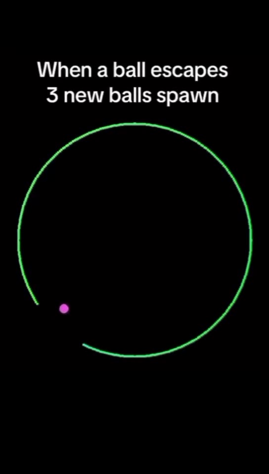 3 new balls spawn
