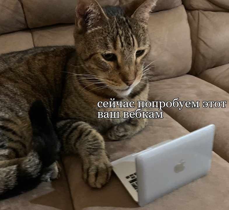сейчас попробуем этот ваш вебкам