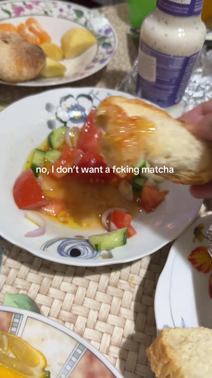 по, | don’t want a fcking matcha =