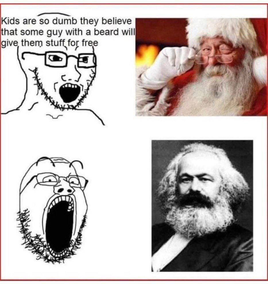 Kids are so dumb they believe hat some guy with a beard will give them stuff for free (225 72)