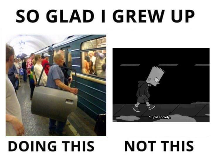 SO GLAD I GREW UP Stupid socie! DOING THIS NOT THIS