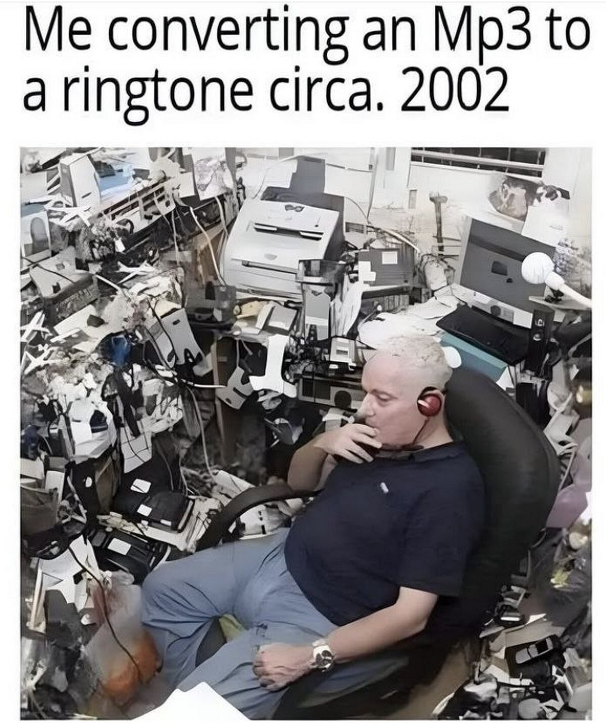 Me converting an to a ringtone circa. 2002 a