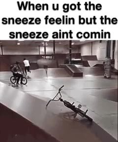 sneeze feelin but the sneeze aint comin