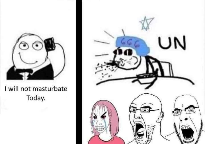will not masturbate Today.