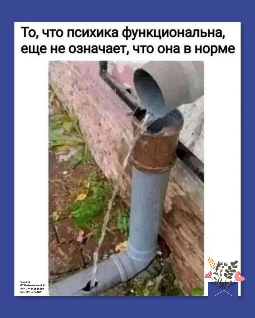 То, что психика функциональна, еще не означает, что она в норме В 5
