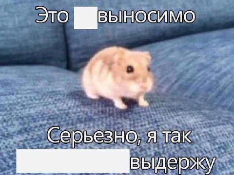 Это Серьезно, я так. держу