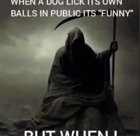 А BALLS IN PUBLIC ITS "FUNNY"
