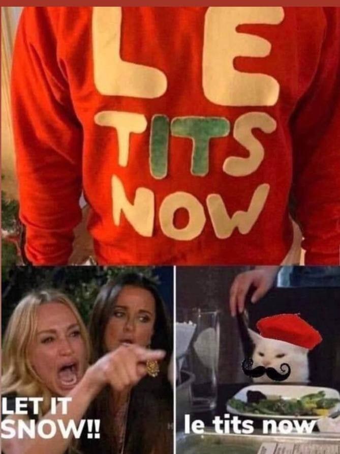 LET IT SNOW!! tits