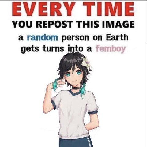 EVERY TIME YOU REPOST THIS IMAGE a random person on Earth gets turns into a