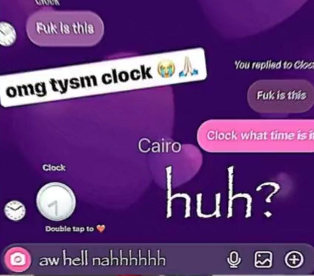 You to 1 clock on Fuh is this Clock Double tap to ово
