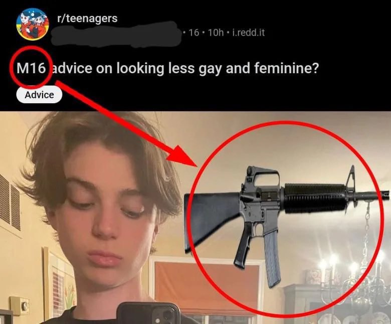 r/teenagers advice on looking less gay and feminine?