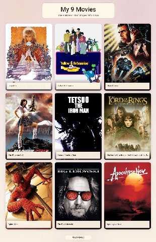 9 Movies The 9 Movies That Shaped Who Yellow Submsring Labyrinth Yellow Submarine В TETSUO ОВО THE FELLOWSHIP OF THE RING NCS IRON MAN Me НПА Tetsuo: The гоп Man BIG LEBOWSKI Spider-Man #My9Movies