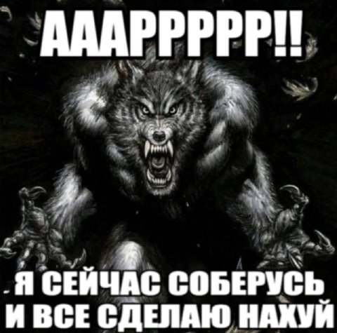 АААРРРРРИ! я СЕЙЧАС СОБЕРУСЬ И ВСЕ СДЕЛАЮ НАХУЙ