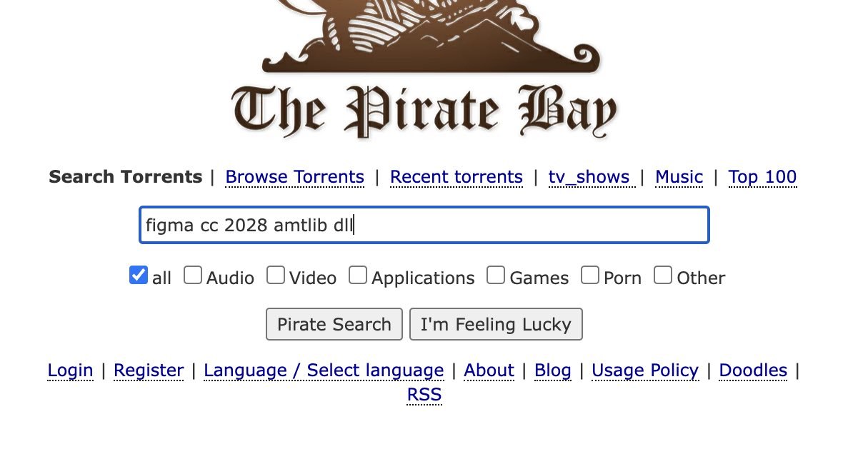The Bay Search Torrents Browse Torrents Recent torrents tv_shows Music Top 100 Mail L)video (О Applications (О сатез Other Login Register Language Select language About Blog Usage Policy Doodles к. RS