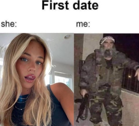 irst date she: me: a