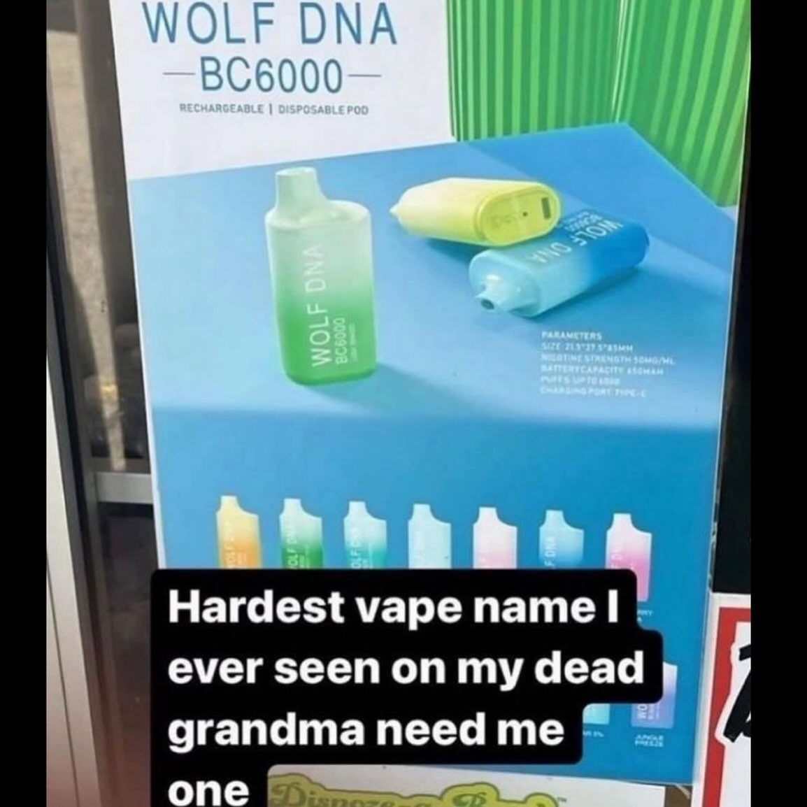WOLF DNA РОО Hardest vape name ever seen my dead grandma need me one