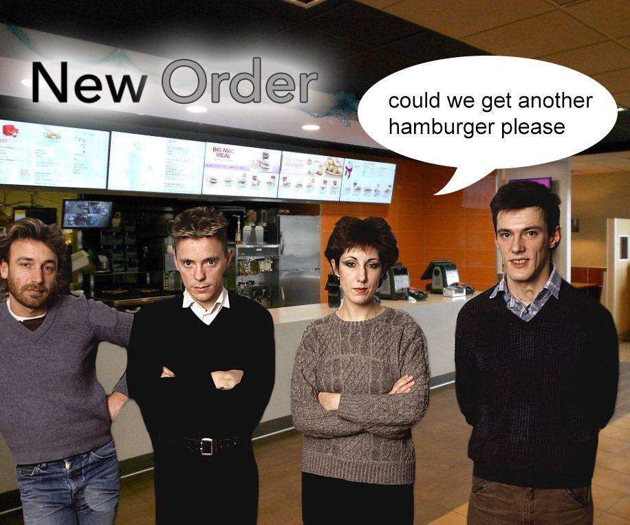 Огае could we get another hamburger please